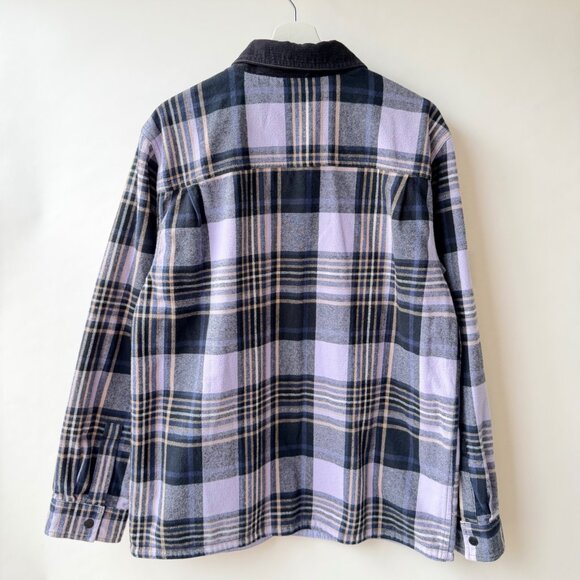 Vans x Anderson Paak Plaid Reversible Chore Jacket Men’s L/XL Purple Blue C36 - Picture 5 of 13